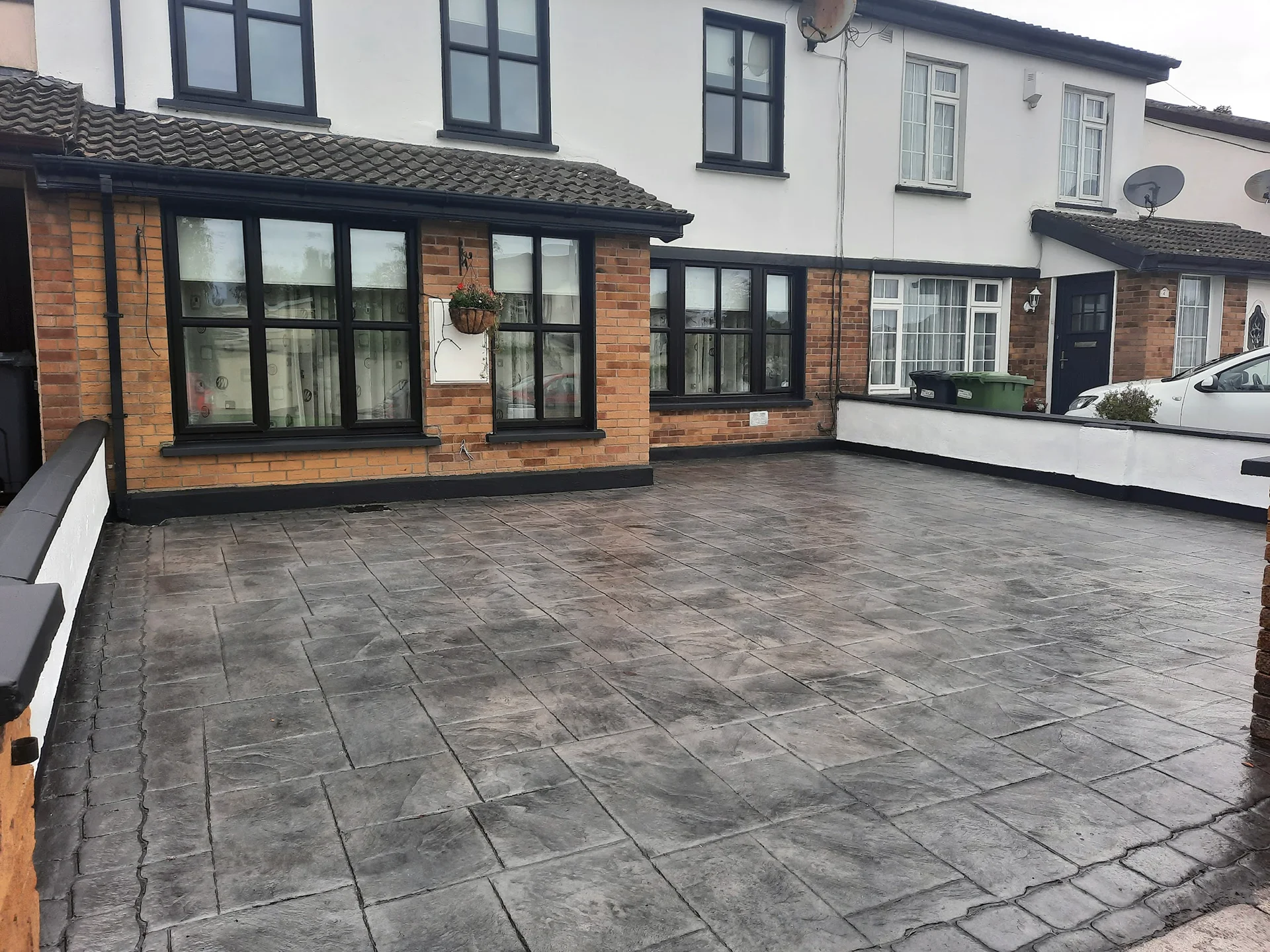 Royal Slate Imprinted Concrete Driveway by Concrete Driveways Dublin